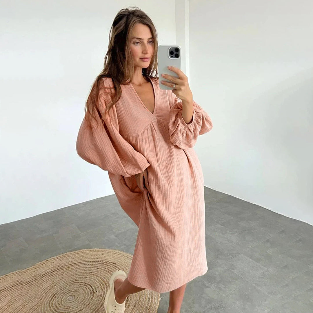 Valerii - Comfortabel en losvallend casual jurk