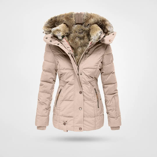 Livia - Warme Waterdichte Winterjas met Voering en Capuchon voor Dames