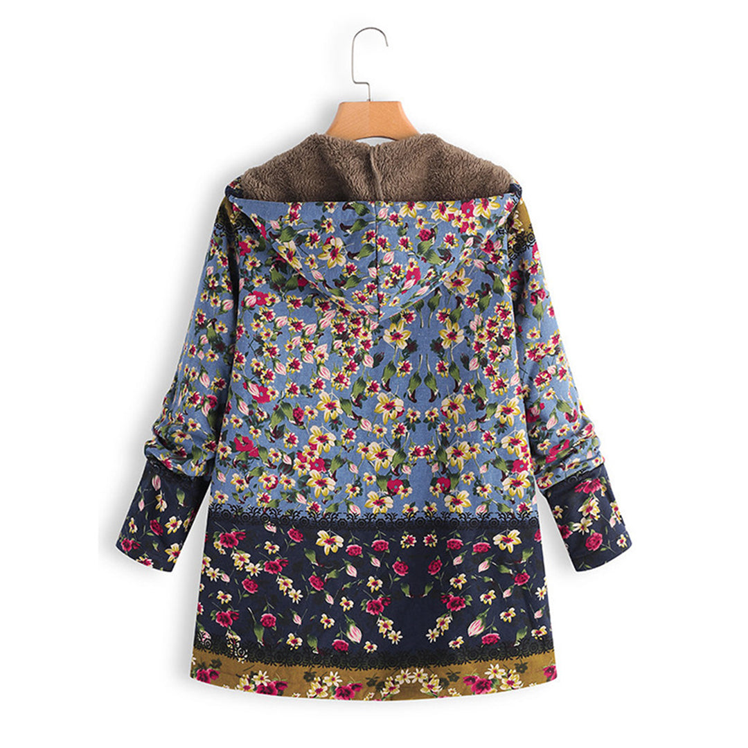 Adeline Bloemenpracht Jas - Elegante Damesjas met Bloemenprint