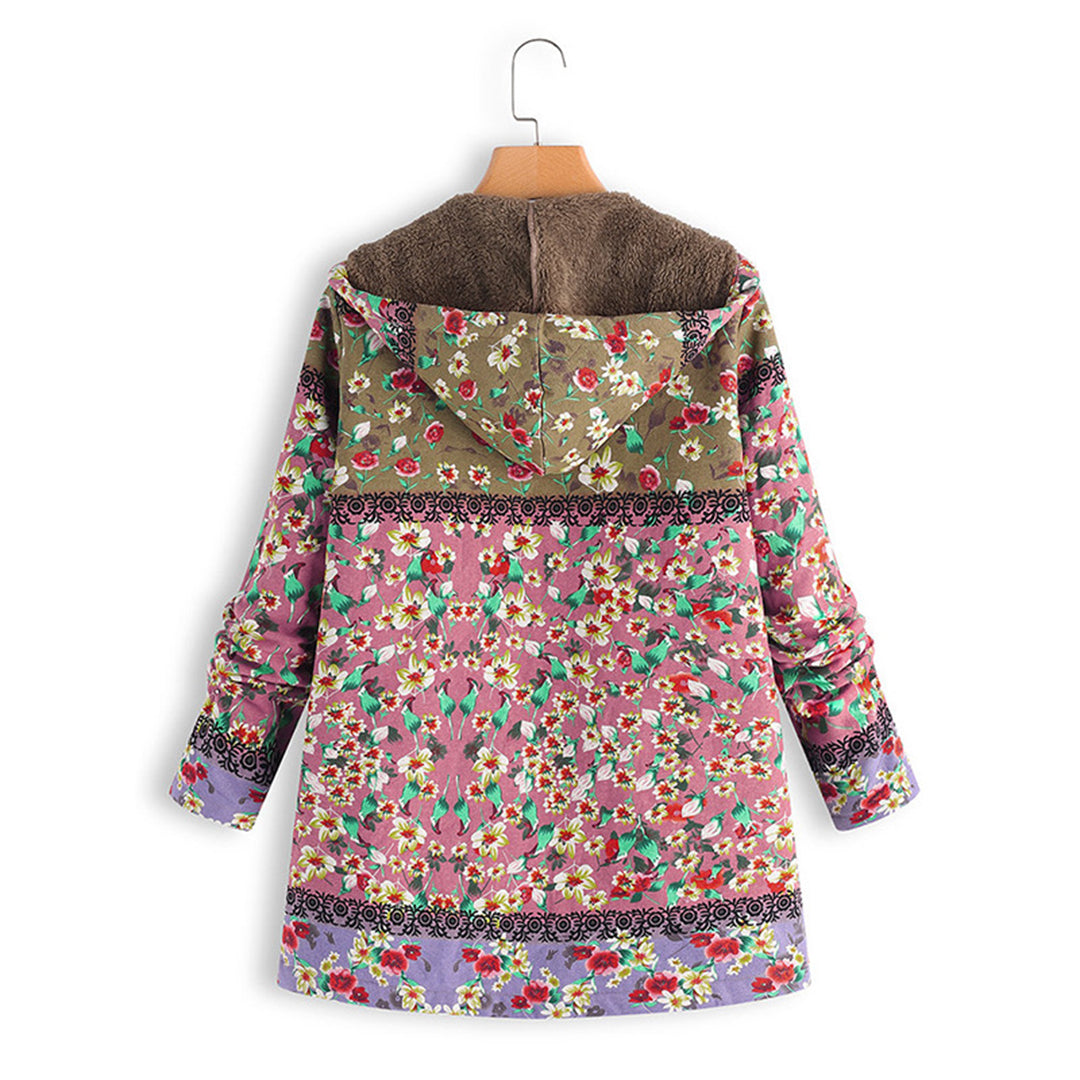 Adeline Bloemenpracht Jas - Elegante Damesjas met Bloemenprint