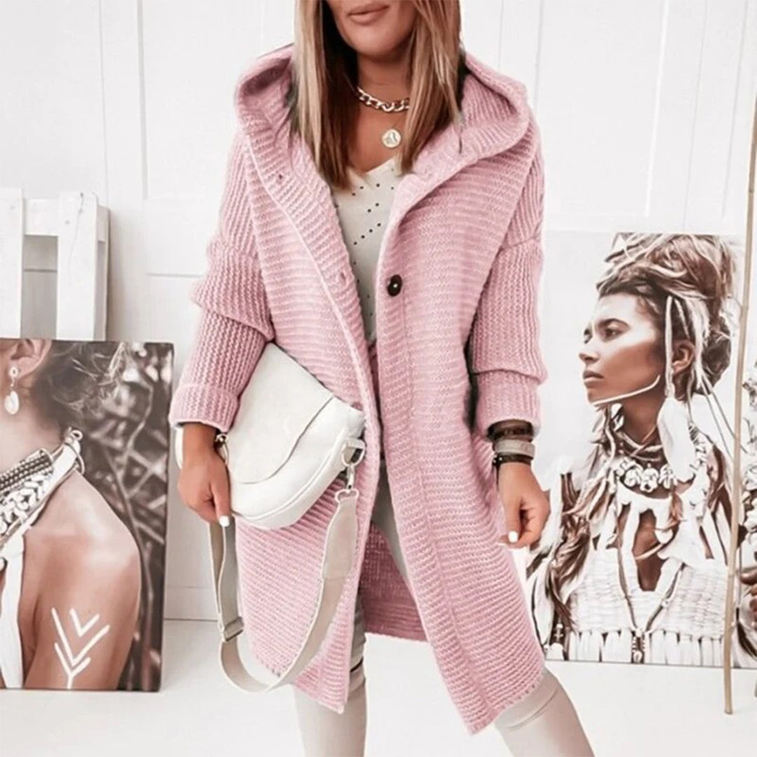 Eline Comfortabele Gebreide Damesvest - Zachte en Warme Cardigan