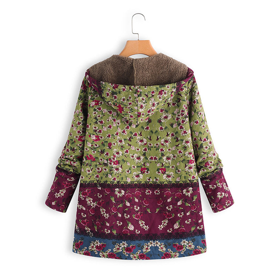 Adeline Bloemenpracht Jas - Elegante Damesjas met Bloemenprint