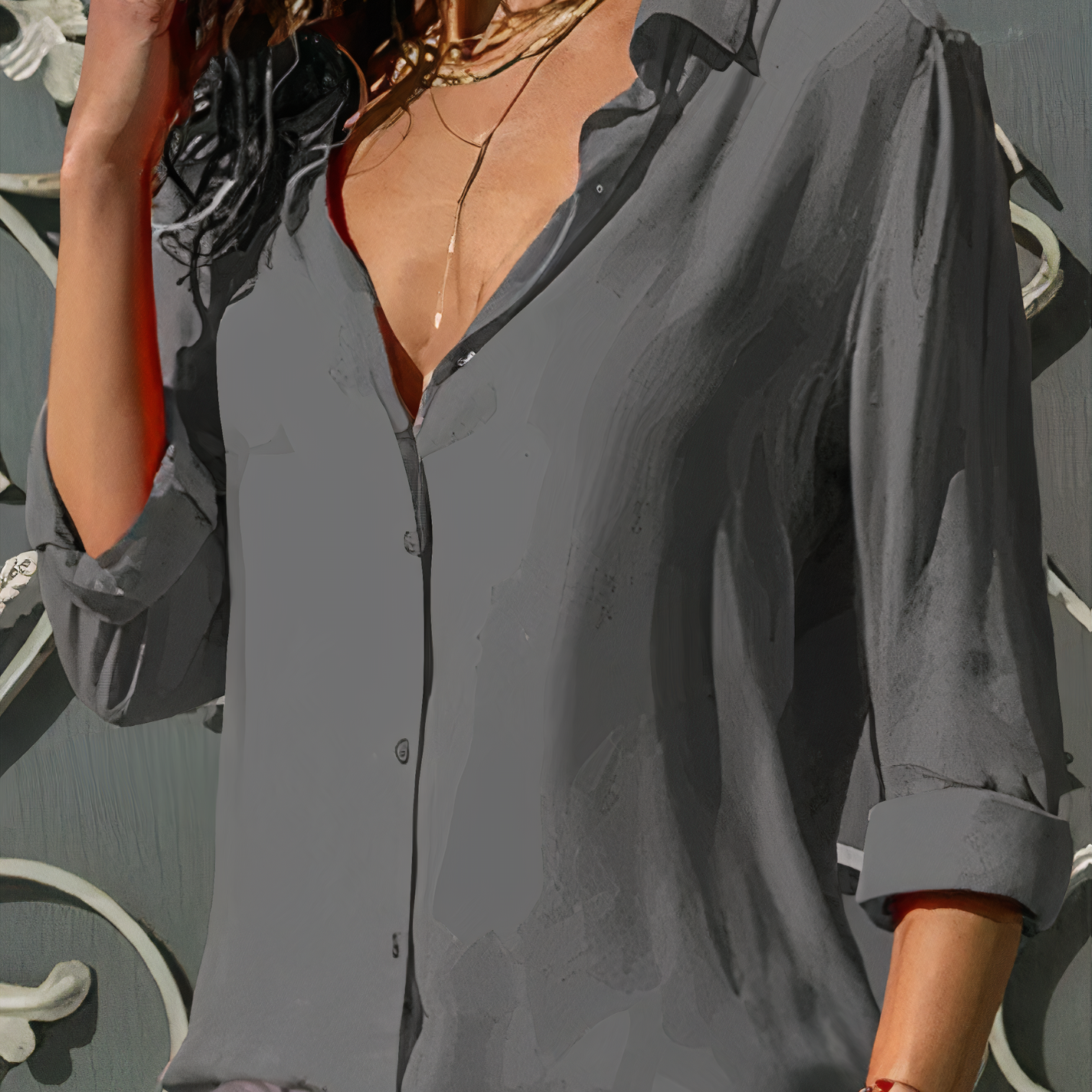 Isabella - Elegante Chiffonblouse voor Dames | Stijlvolle en Luchtige Blouse