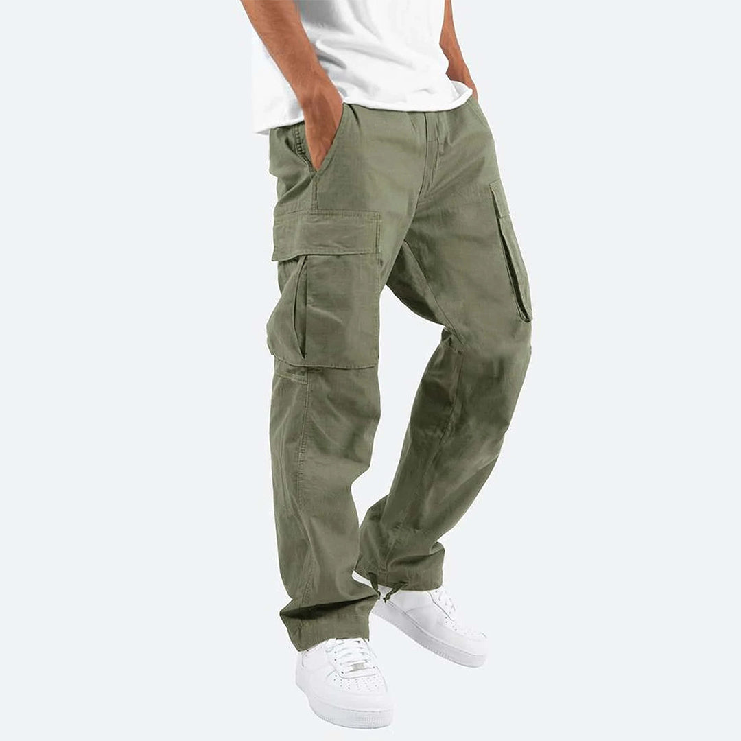 Rykan Cargo Broek voor Heren - Duurzame en Functionele Cargo Broek voor Outdoor en Casual Gebruik