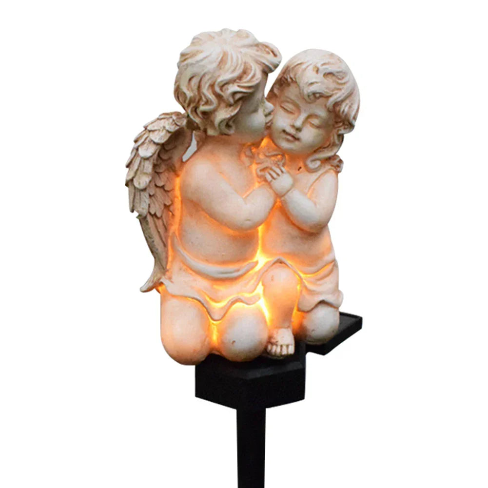 CelestialGlow - Hars Engel Solarlamp | Sfeervolle Buitenverlichting