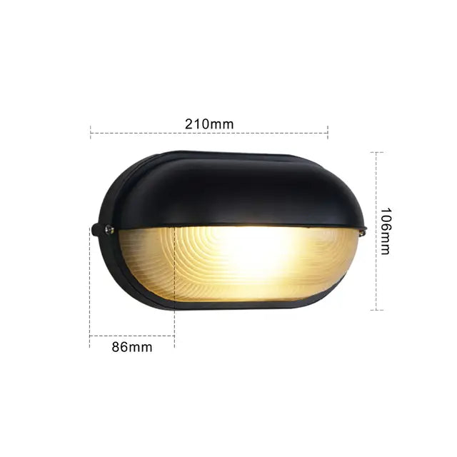 IronBeam - Industriële Waterdichte Wandlamp voor Buitenverlichting