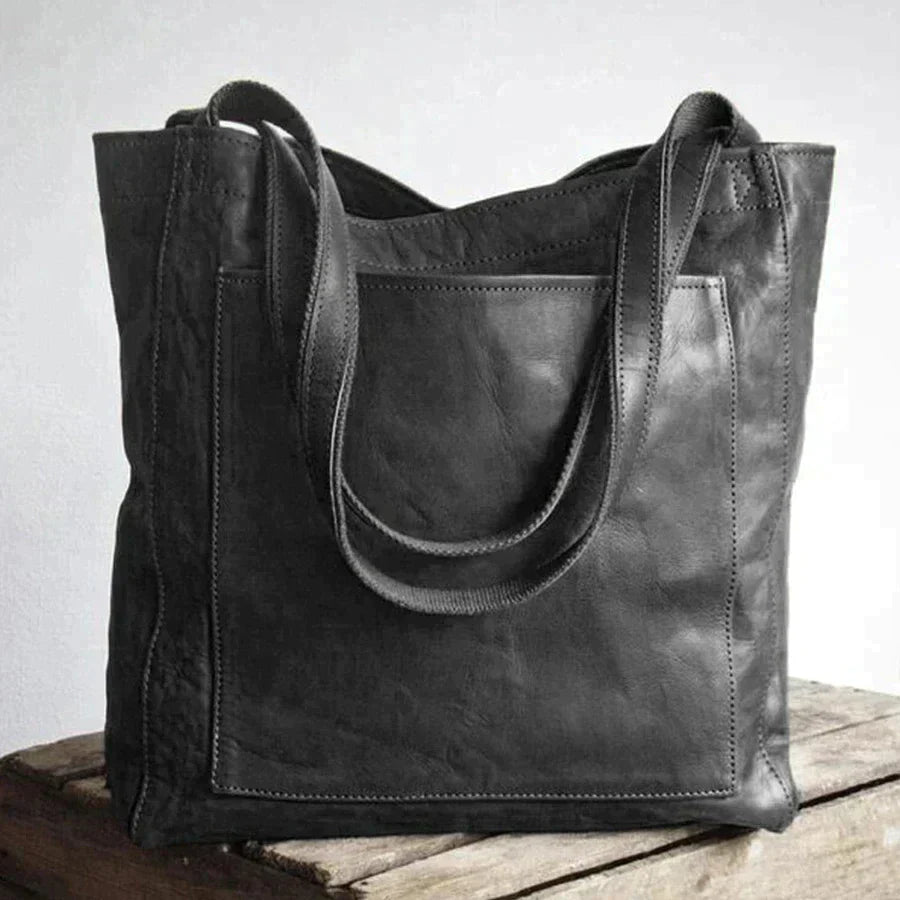 Evelina | Damesmode Zachte PU Lederen Schoudertas met Grote Capaciteit