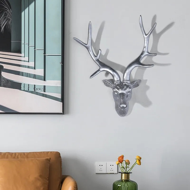 Rustieke Gewei Wanddecoratie - Stijlvolle Natuurinspiratie voor je Interieur