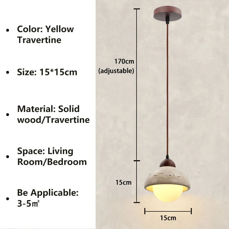 ZenDesign - Moderne Wabi Sabi Hanglamp voor Minimalistisch Interieur