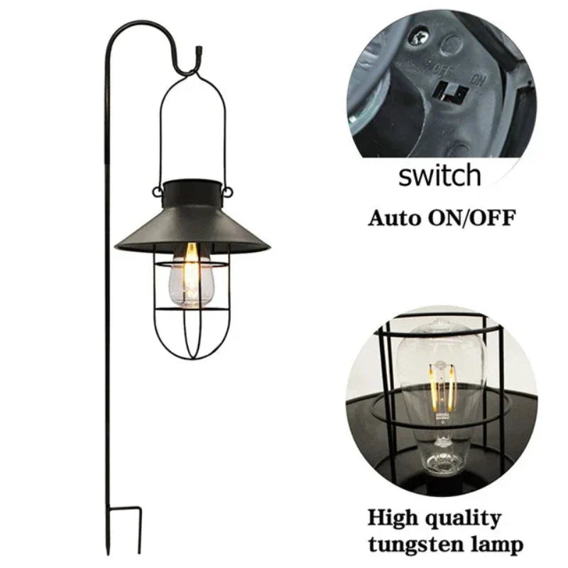ClassicSun - Retro Zonnelantaarn voor Buiten met LED Verlichting