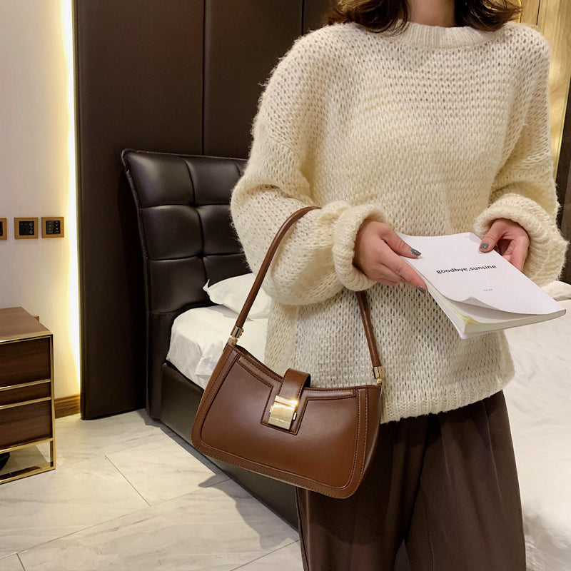 EmiliaStyle Stijlvolle Schoudertas voor Dames | Designer Handtas met Rits