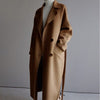 Amara - Lange Wolmantel voor Dames met Elegante Stijl en Warmte
