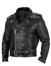 Fenix - Leren Jas voor Heren | Slim Fit | Stehkragen | Winddichte Motorjas