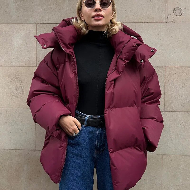 Sophie - Stijlvolle Oversized Capuchon | Moderne Damesjas voor Comfort en Mode