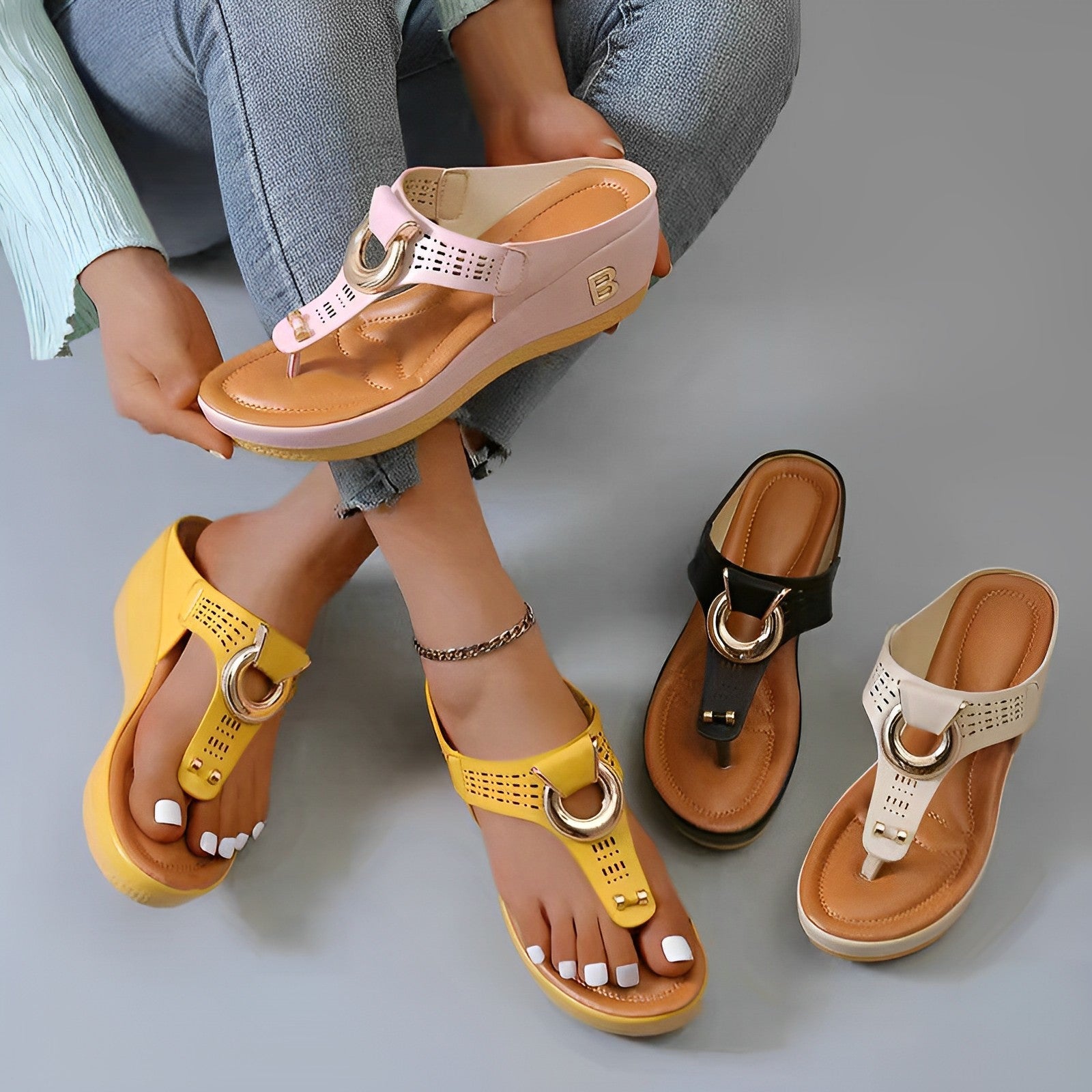 Orthopedische Comfort Sandalen - Ondersteuning en Stijl in Eén