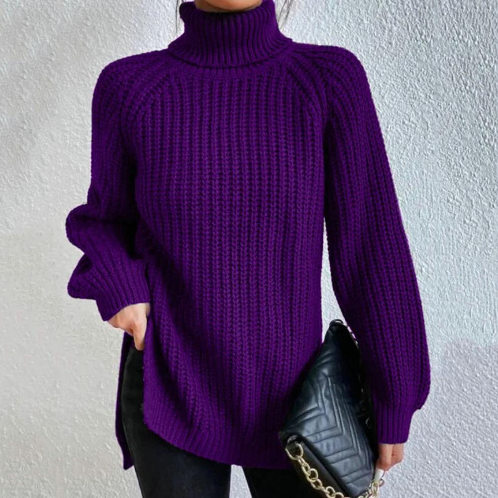 SylveraChic - Stijlvolle Dames Coltrui van Katoen - Comfort en Elegantie
