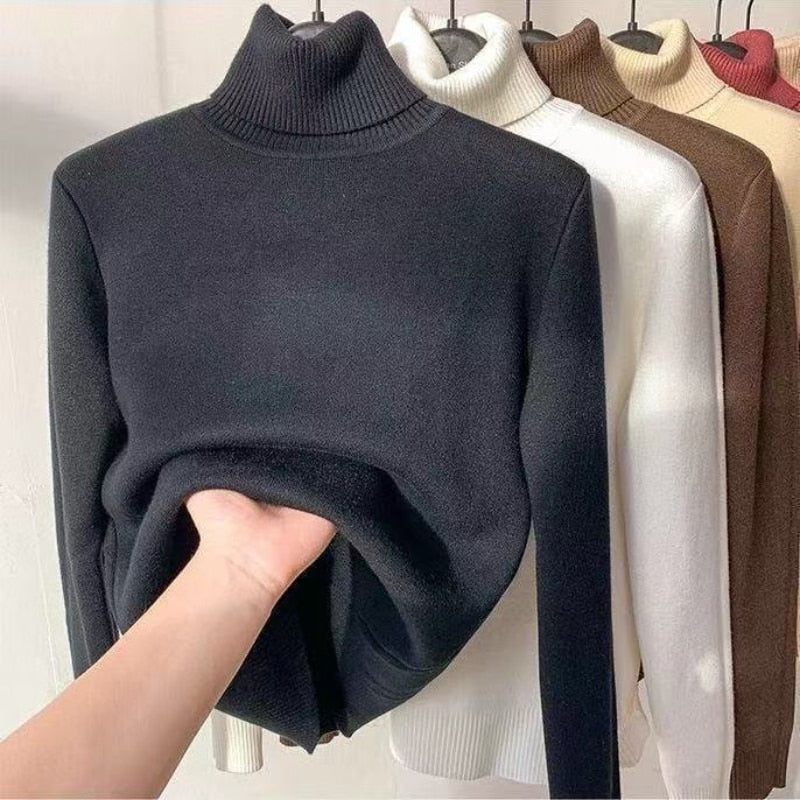 KnitCurve - Warme Dikke Coltrui voor Dames