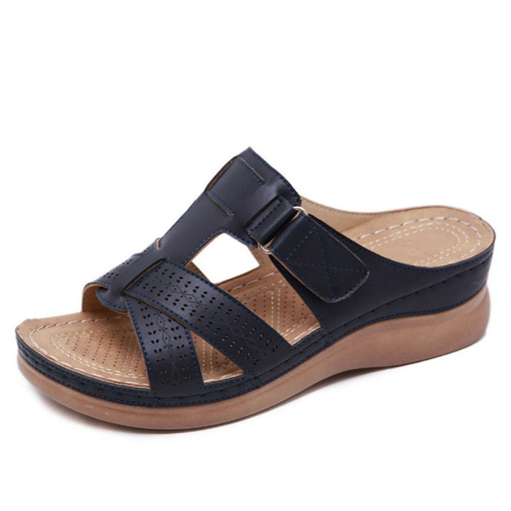 Elise – Brede Wedge Sandalen | Comfortabele en Stijlvolle Zomersandalen voor Dames