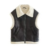 Agneta Gilet | Vintage Dames Gilet met Zakken en Mouwloos Design
