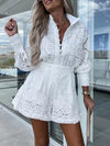 Freja - Kant Romper Jurk - Dames Elegante Kanten Jumpsuit