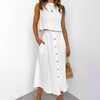 Annelise - Tweedelig Set met Midirok en Mouwloos Topje voor Dames | Stijlvol en Comfortabel Outfit