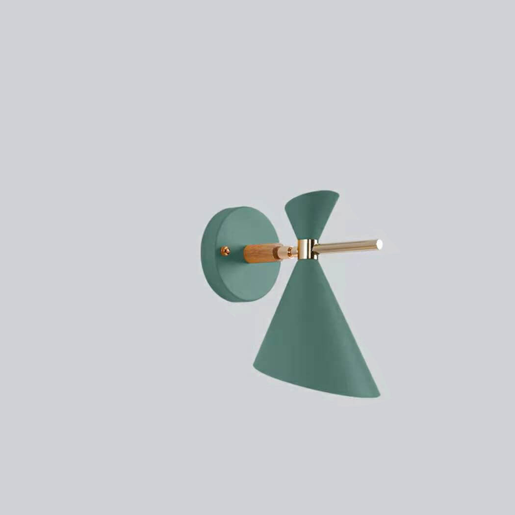 ScandiShine - Minimalistische Scandinavische Wandlamp met Hoornkap