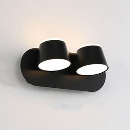 NordLight - Draaibare LED-Wandlamp met Cilinderscherm | Verkrijgbaar met 1, 2 of 3 Vlammen