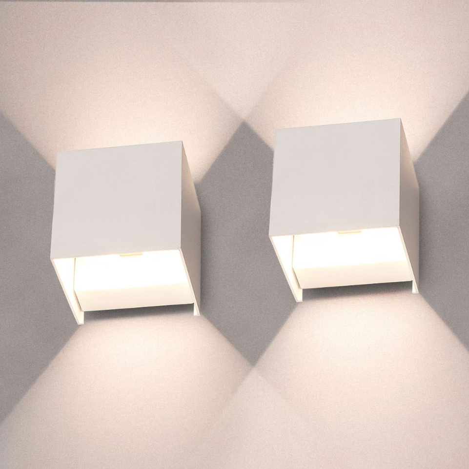 LED BlokWandlampen - Modern Ontwerp en Energiezuinig | 1+1 Gratis Aanbieding