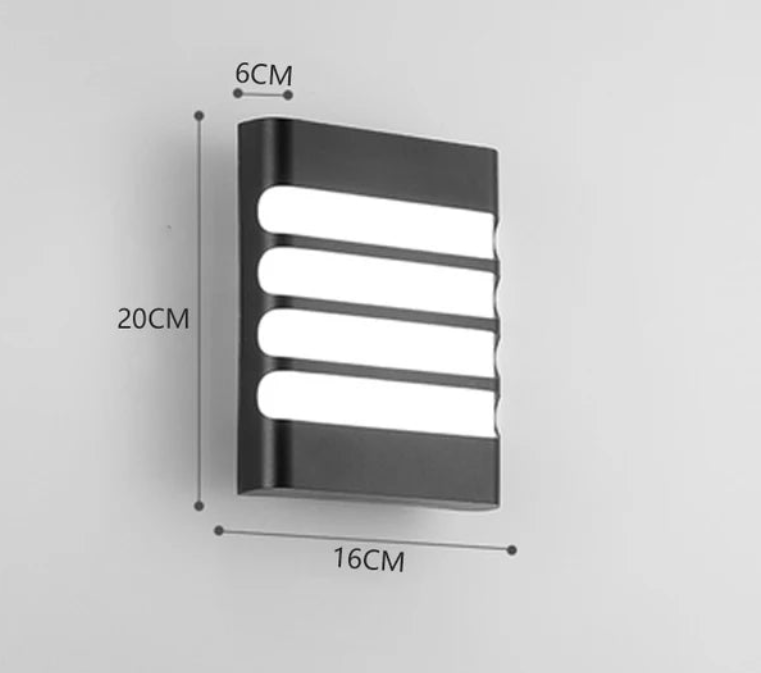 GlowStream - LED Buitenwandlamp | Energiezuinige Verlichting voor Buiten