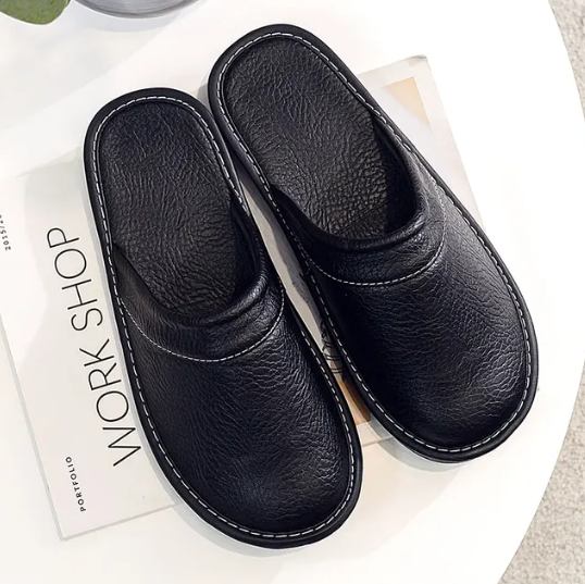 BennoStyle - Orthopedische Lederen Pantoffels voor Heren – Comfort en Steun