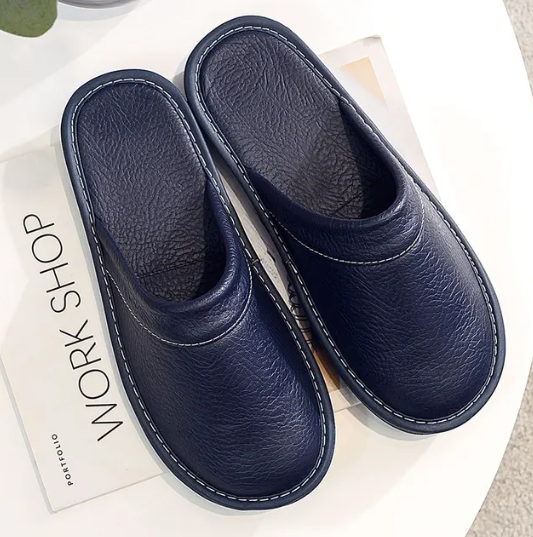 BennoStyle - Orthopedische Lederen Pantoffels voor Heren – Comfort en Steun