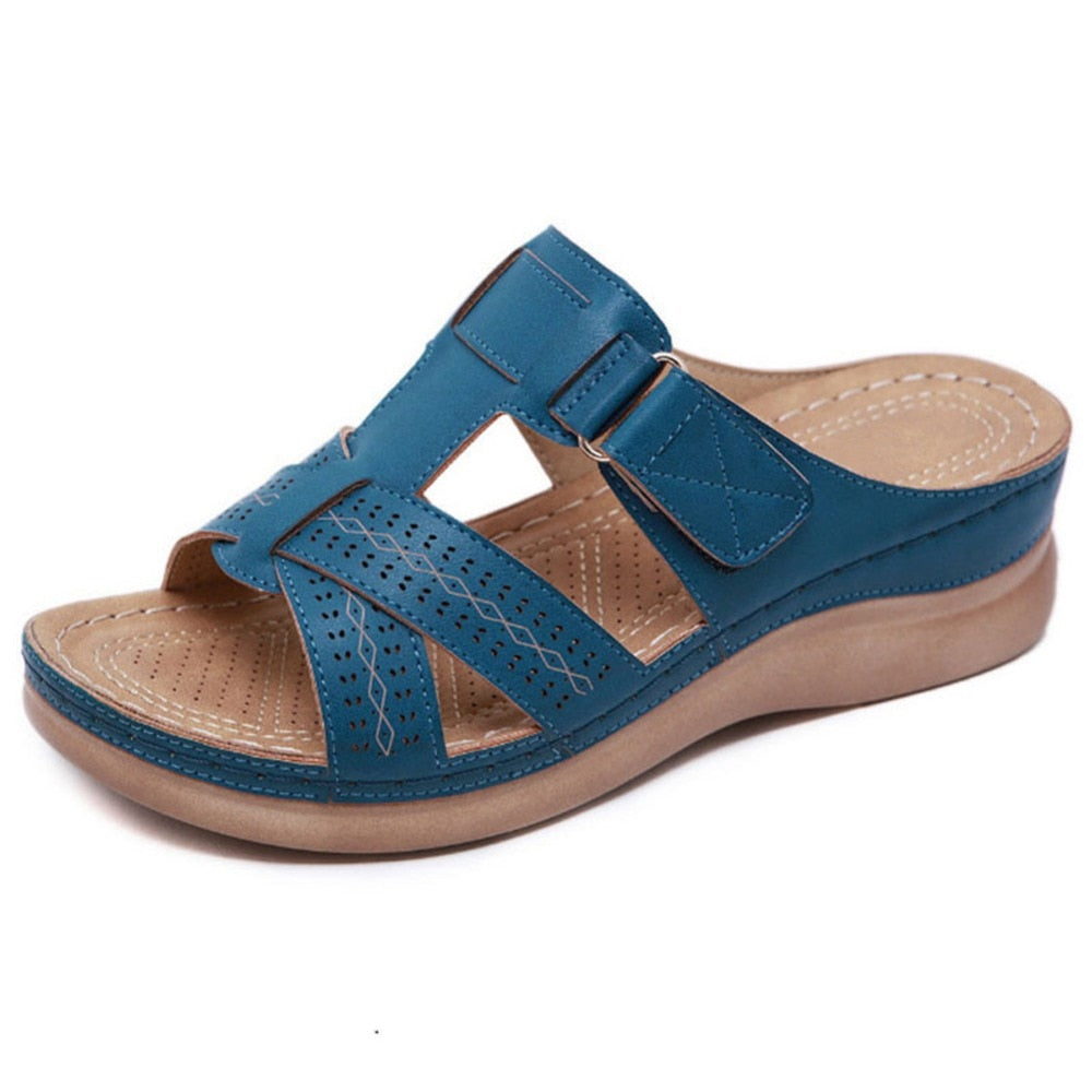 Elise – Brede Wedge Sandalen | Comfortabele en Stijlvolle Zomersandalen voor Dames