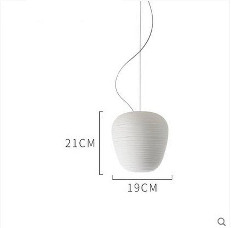 LumiGlass - Moderne Melkwitte Glazen Hanglamp voor Strakke Verlichting
