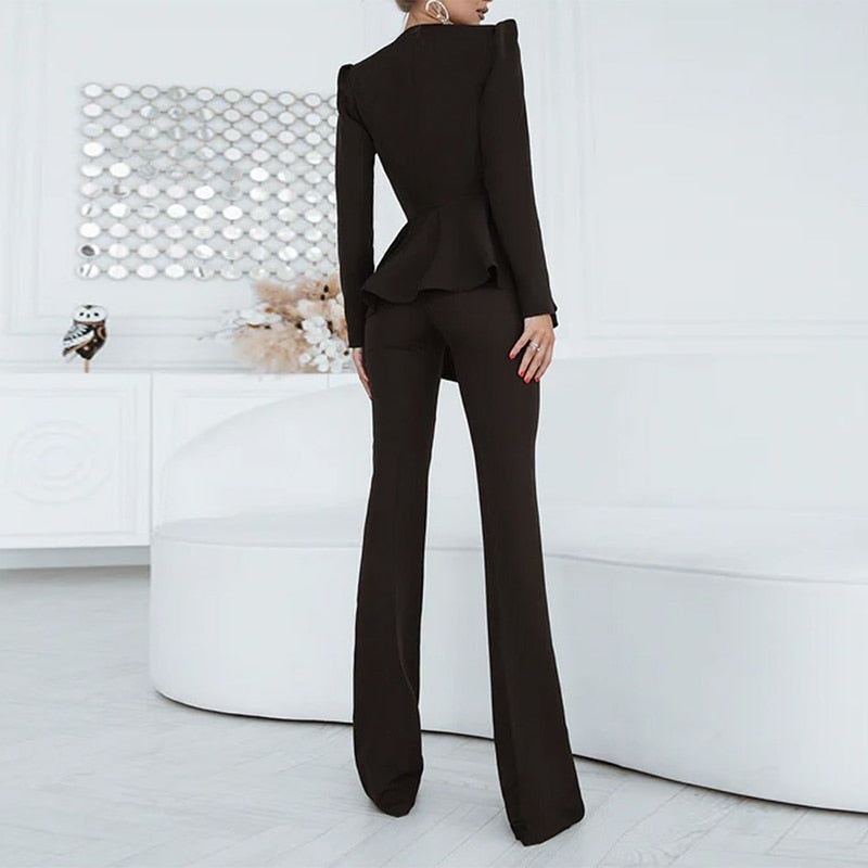 Tweedelig Blazer Set - Elegantie en Stijl in Eén