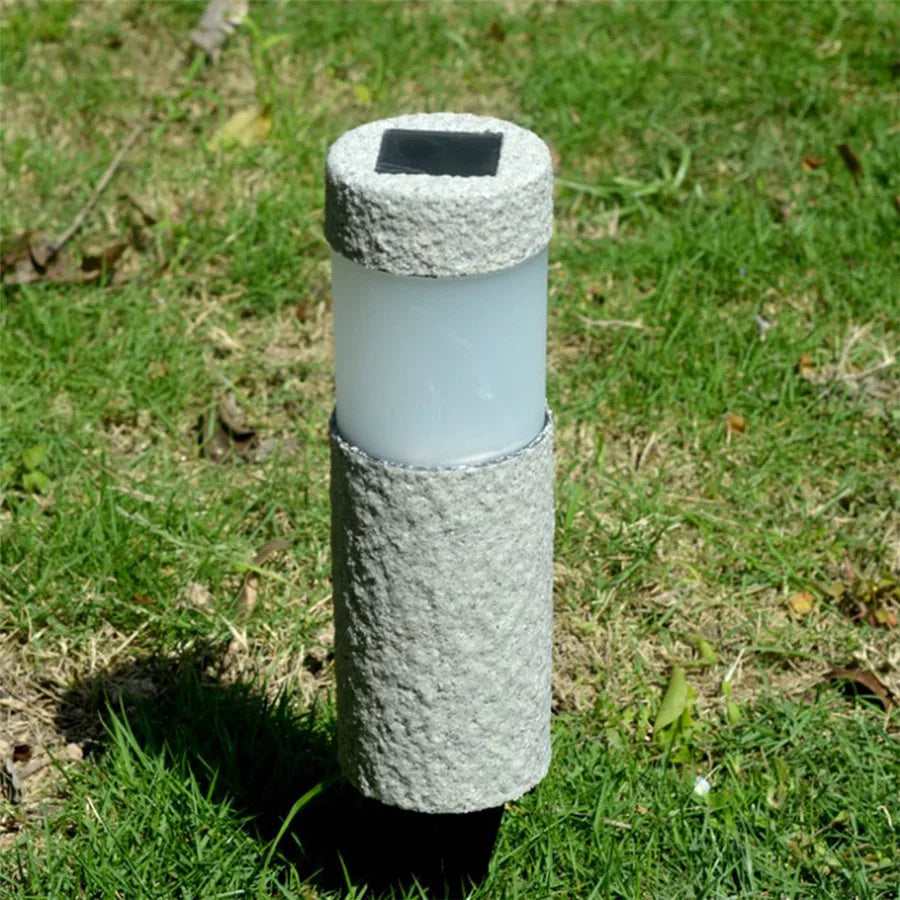 SteenLuxe - Moderne Steenkolomlamp voor Buitenverlichting