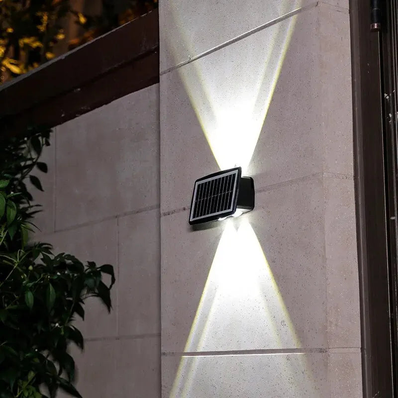 SunFlow - Solar LED Wandlamp voor Buiten
