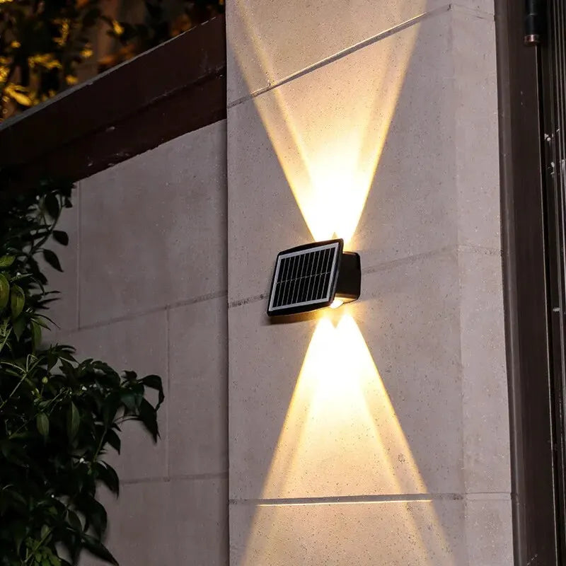 SunFlow - Solar LED Wandlamp voor Buiten