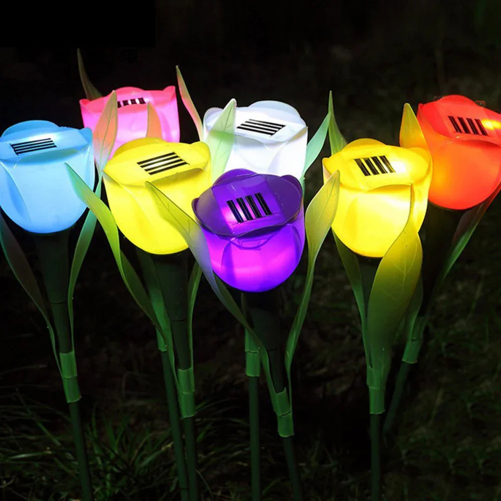FloraShine - Zonverlichte Tulpvormige Tuinverlichting