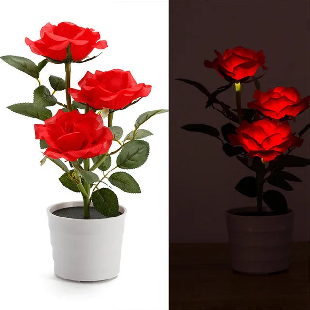 FloraGlow - Solar Rozenlantaarn voor Tuinverlichting
