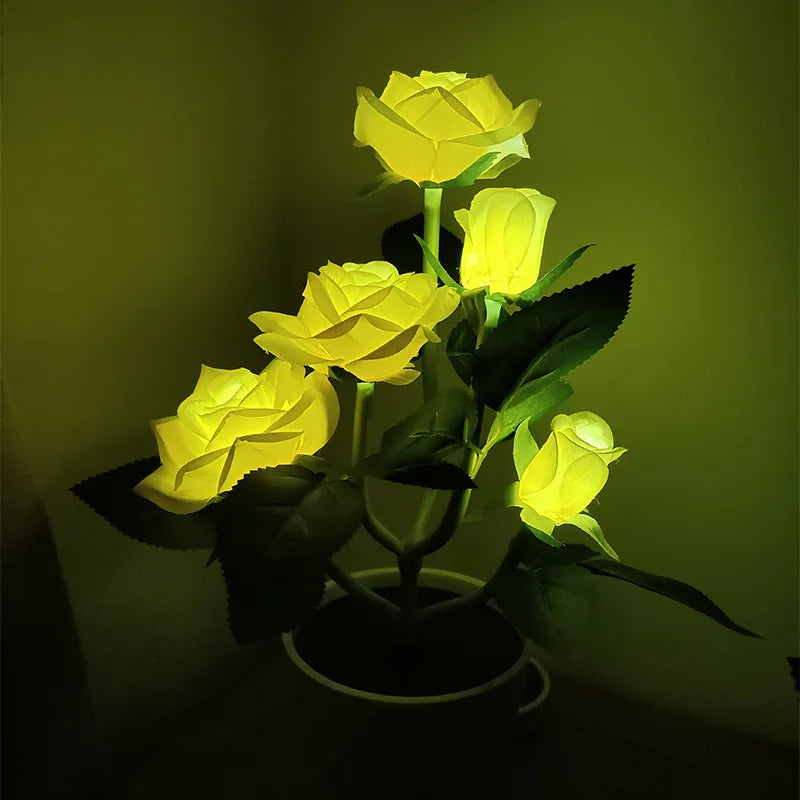 FloraGlow - Solar Rozenlantaarn voor Tuinverlichting