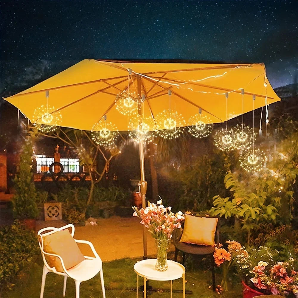 StarburstGlow - Hangende Solar Feestverlichting voor Buiten