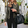 EliteStyle - Damesmode Leren Jas