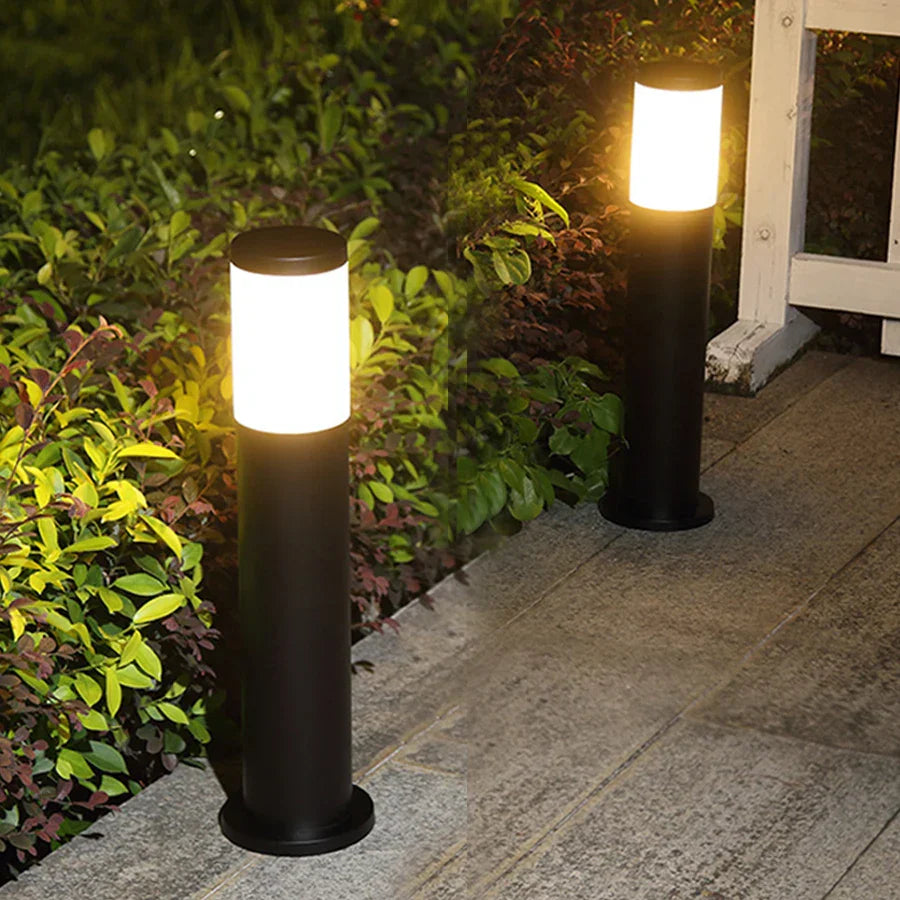 GlowShield - Roestvrijstalen Tuinlamp | Weerbestendige Tuinverlichting