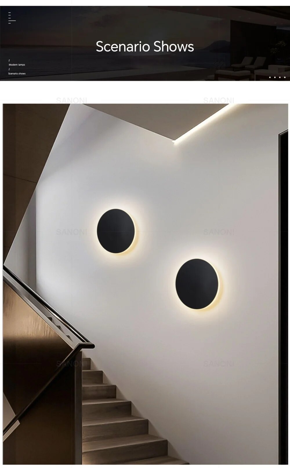 GlowSphere - Ronde LED Wandlamp voor Modern Interieur