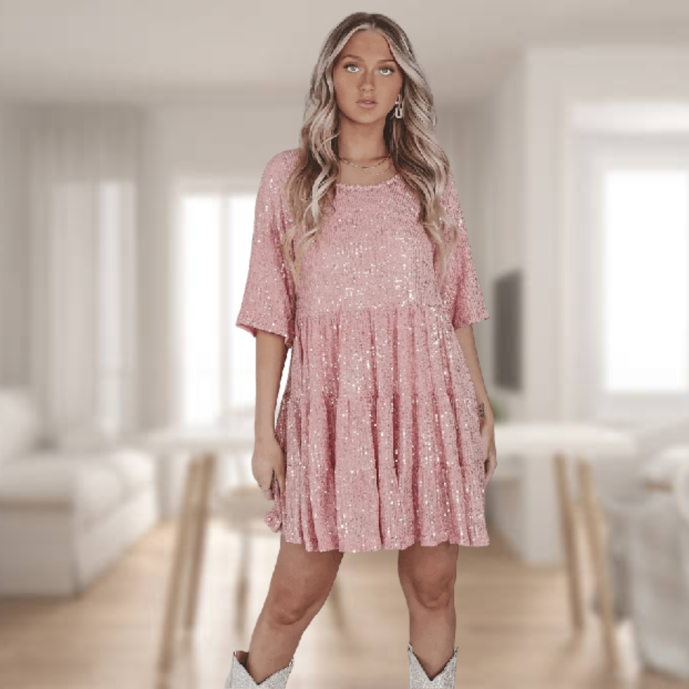 Alfonsine - Elegant sprankelend partyjurk voor bijzondere gelegenheden