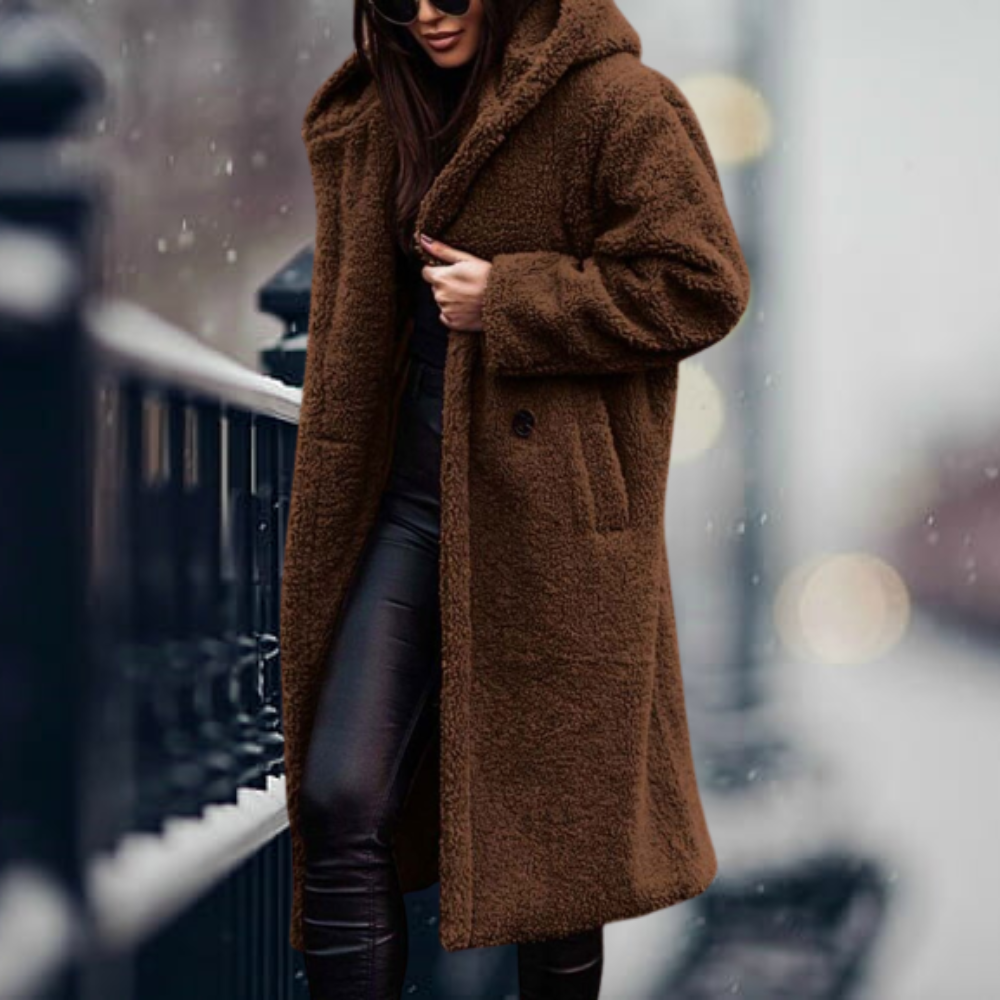 Elisea - Casual Wol Winterjas voor Dames