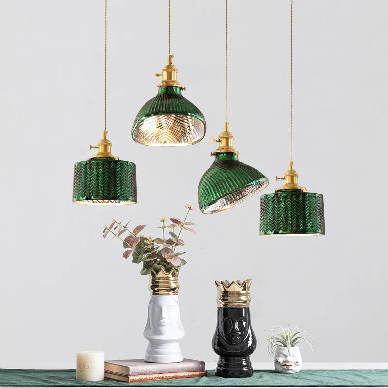VintageGlow - Creatieve Vintage Glazen Lamp voor Stijlvolle Verlichting