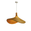 EcoBamboo Hanglamp - Handgemaakte Bamboe Vlechtwerk Lamp voor Eetkamer en Woonkamer