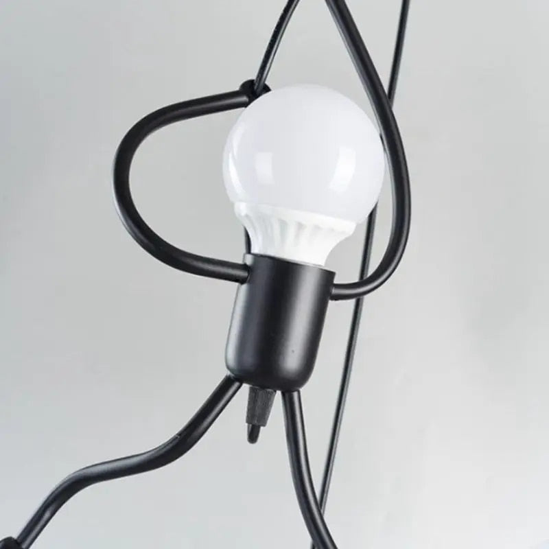 HeroLight - Retro Wandlamp Iron Man voor een Opvallend Interieur