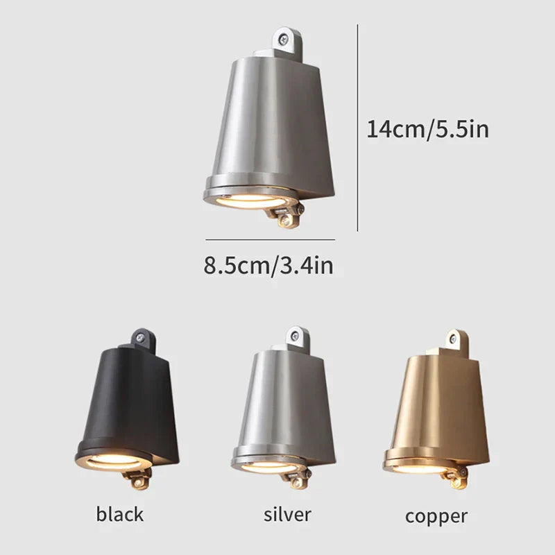 SolarLuxe - Aluminium Buiten Wandlamp met LED Verlichting